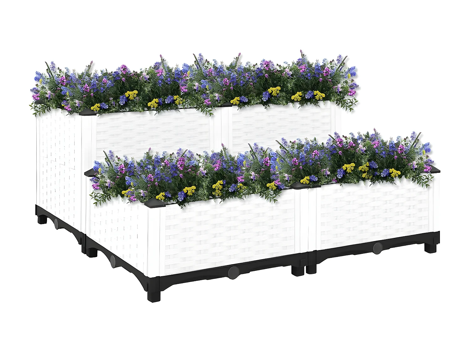 Lit surélevé 80x80x38 cm Polypropylène