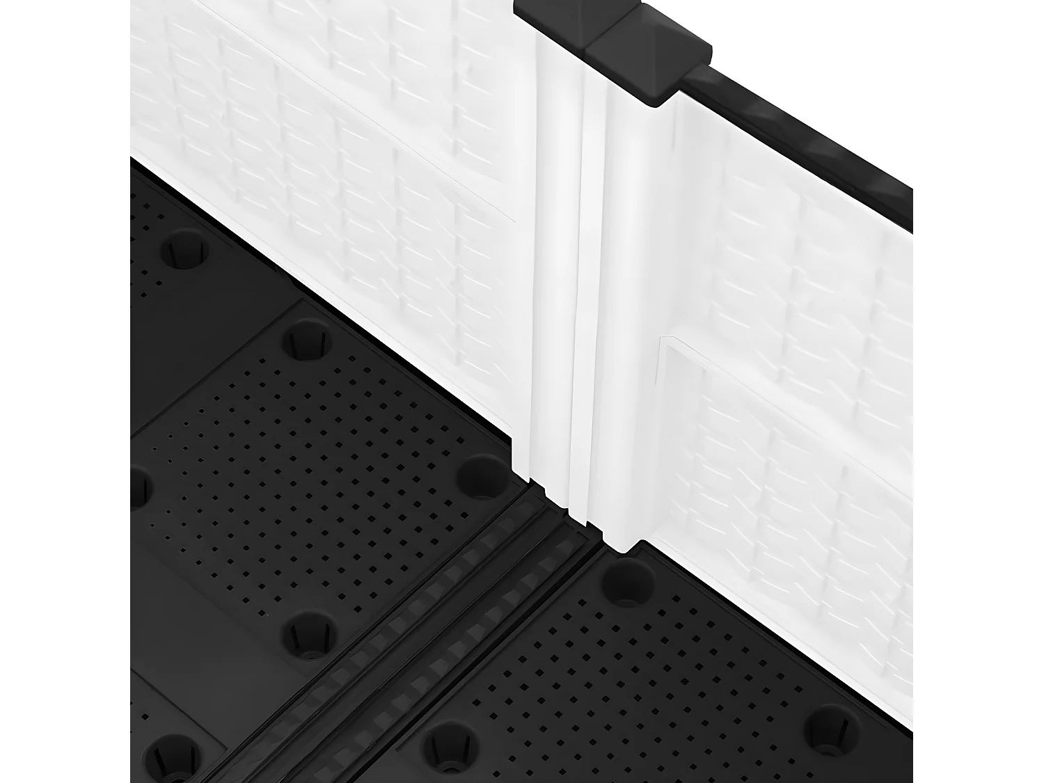 Lit surélevé 80x80x38 cm Polypropylène