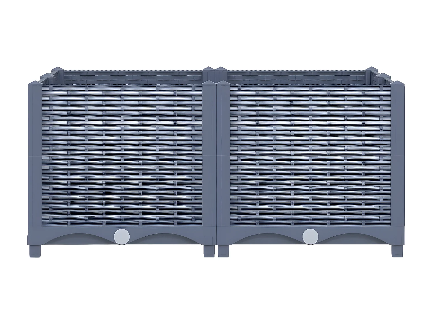 Lit surélevé 80x80x38 cm Polypropylène