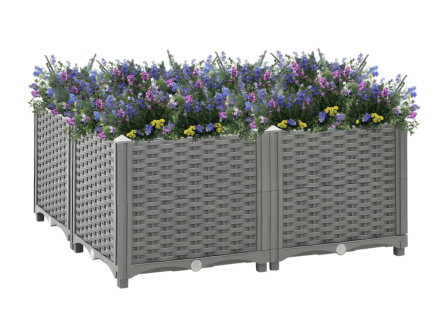 Lit surélevé 80x80x38 cm Polypropylène