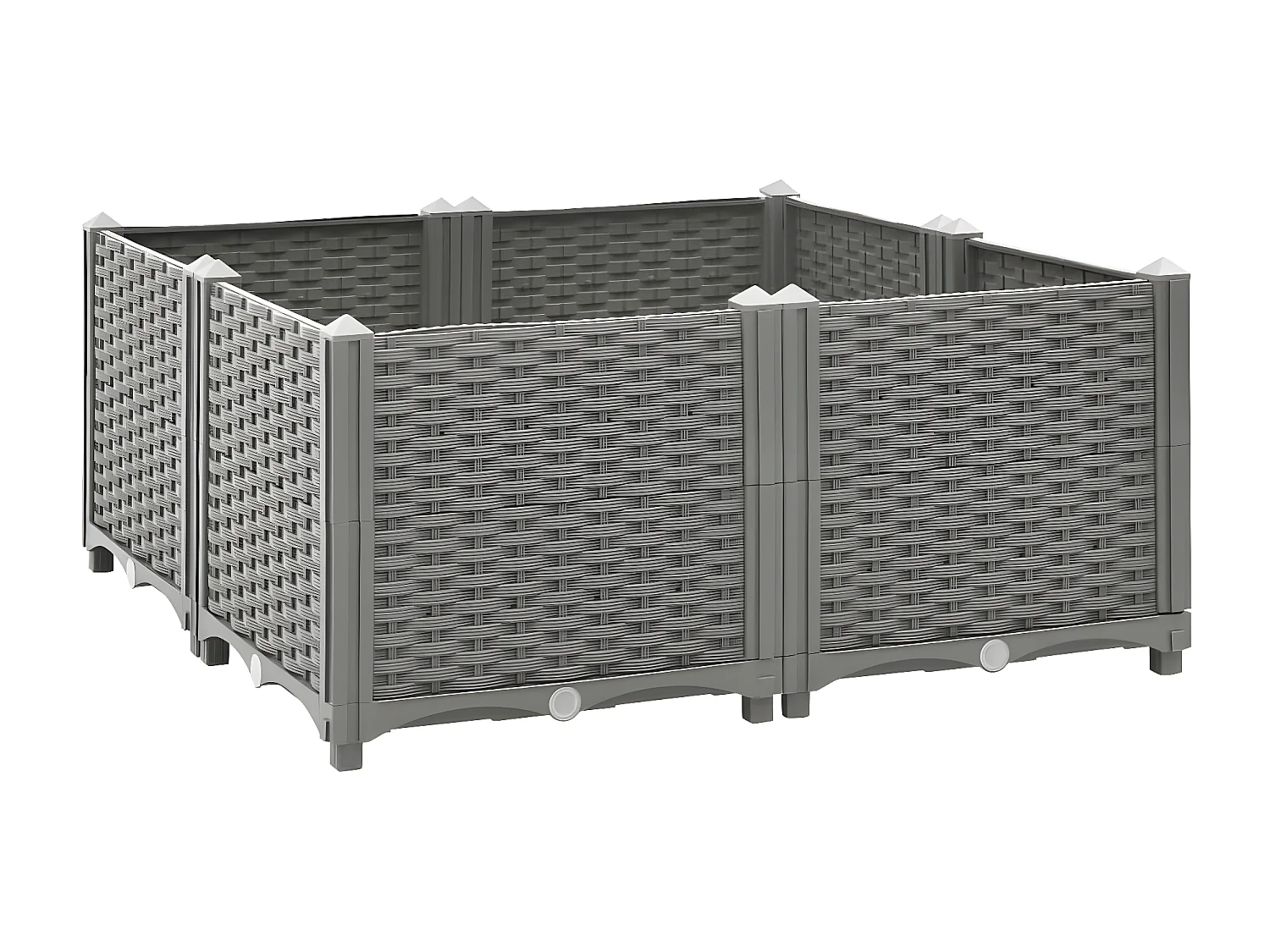 Lit surélevé 80x80x38 cm Polypropylène