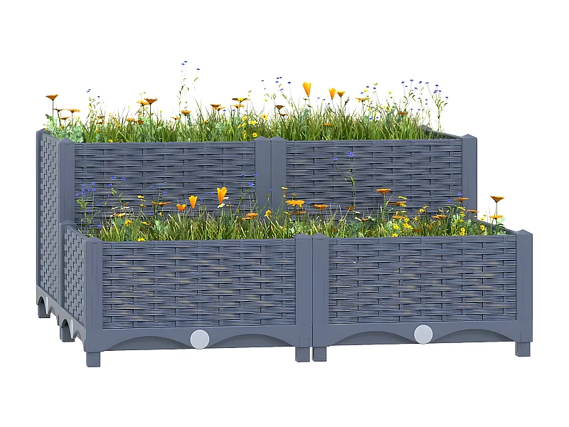 Arriate polipropileno 80x80x38 cm