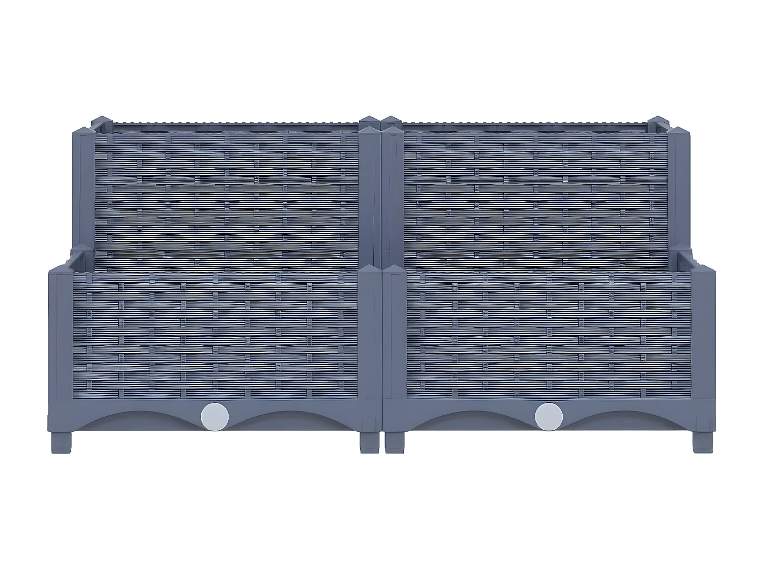 Lit surélevé 80x80x38 cm Polypropylène