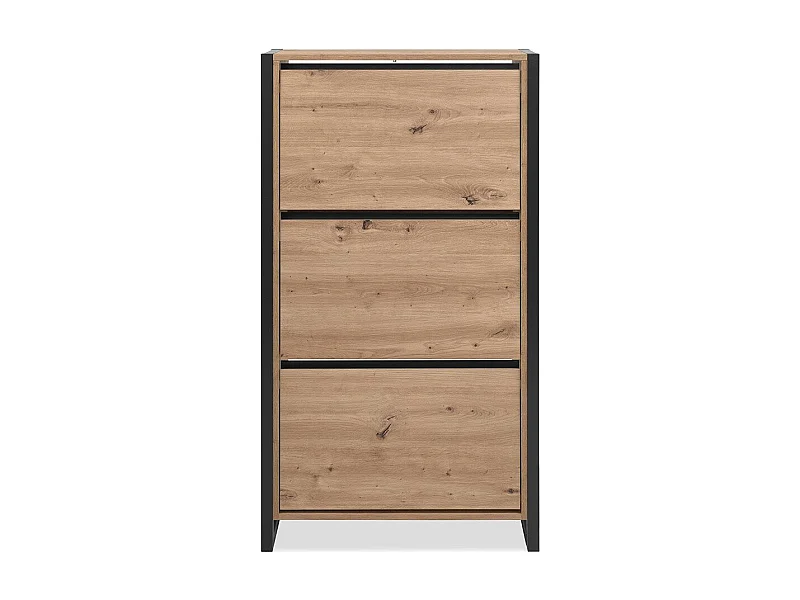 Meuble à Chaussures 3 Abattants L70 cm - DENVER