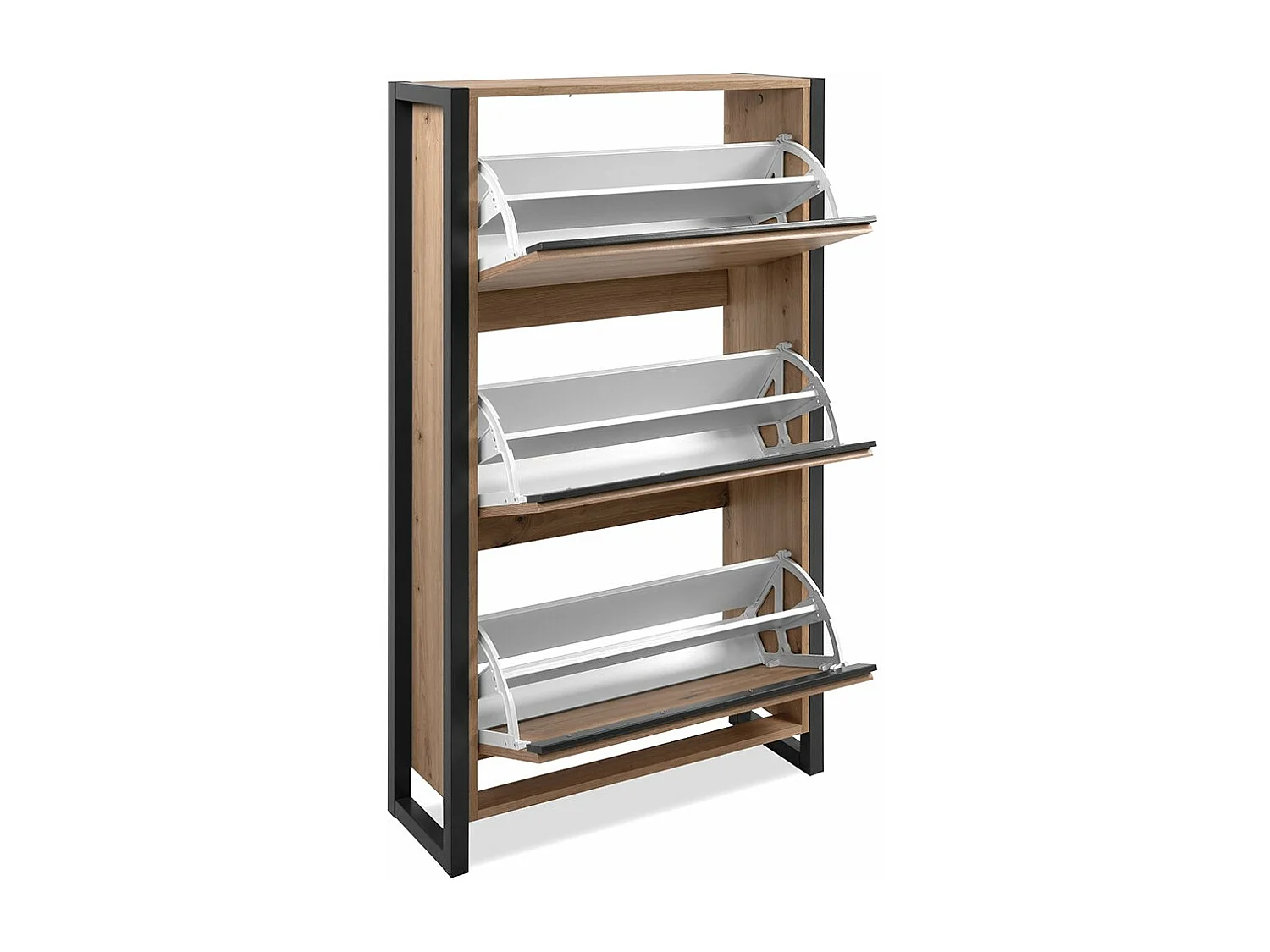 Mueble de zapatos con 3 abatibles L70 cm - DENVER