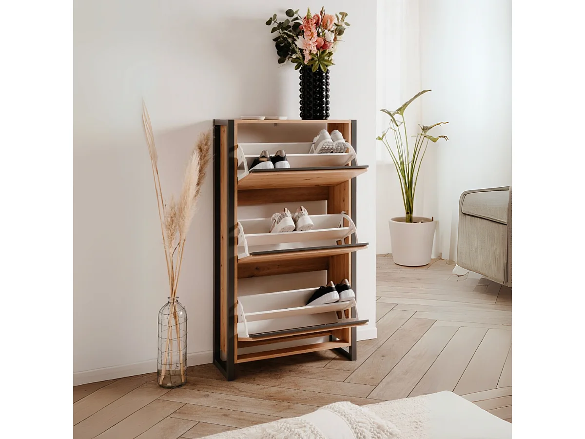 Mueble de zapatos con 3 abatibles L70 cm - DENVER