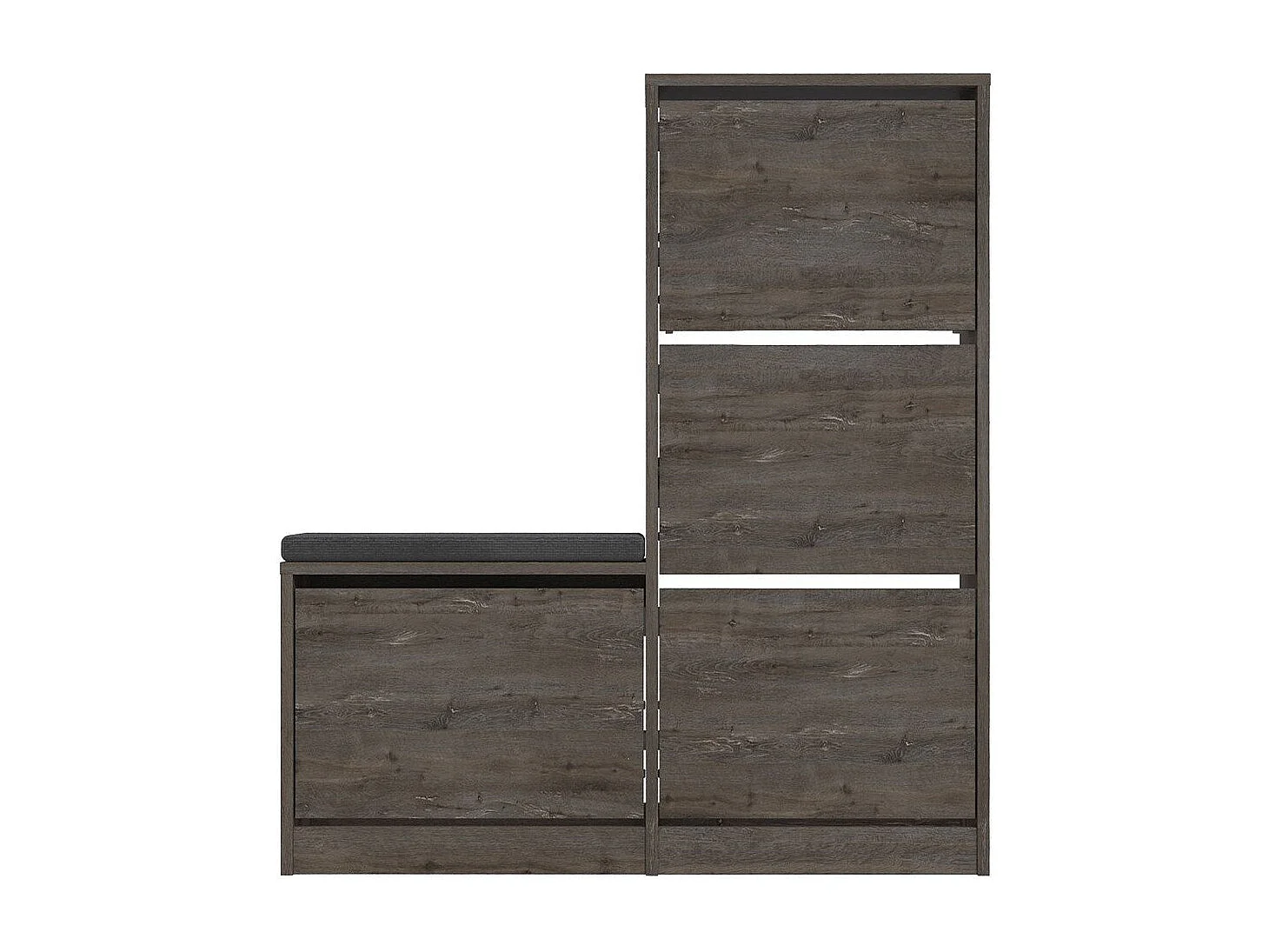 Mueble para zapatos 4 puertas L105 cm - Dude