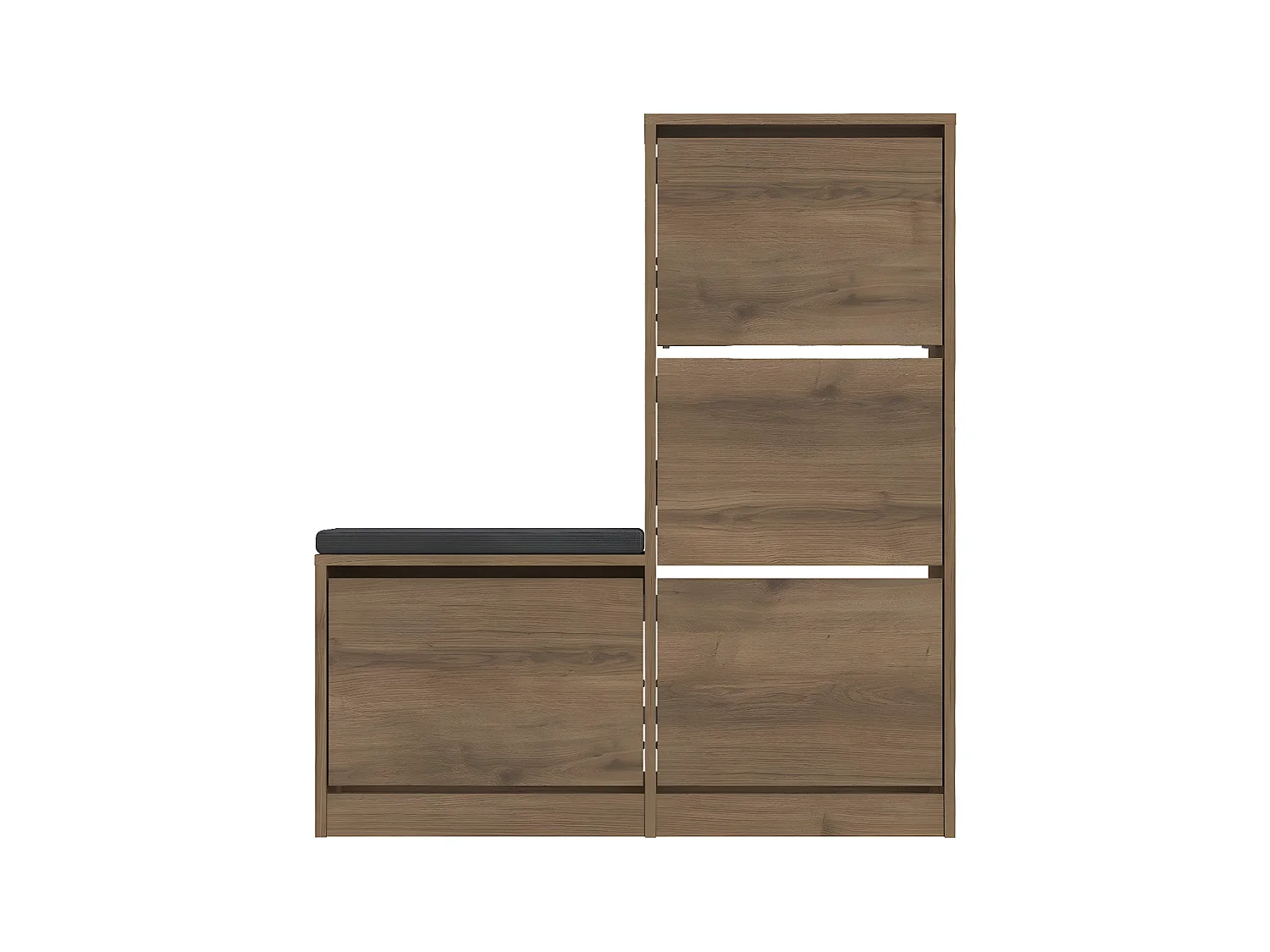 Meuble à chaussures 4 portes L105 cm - Dude