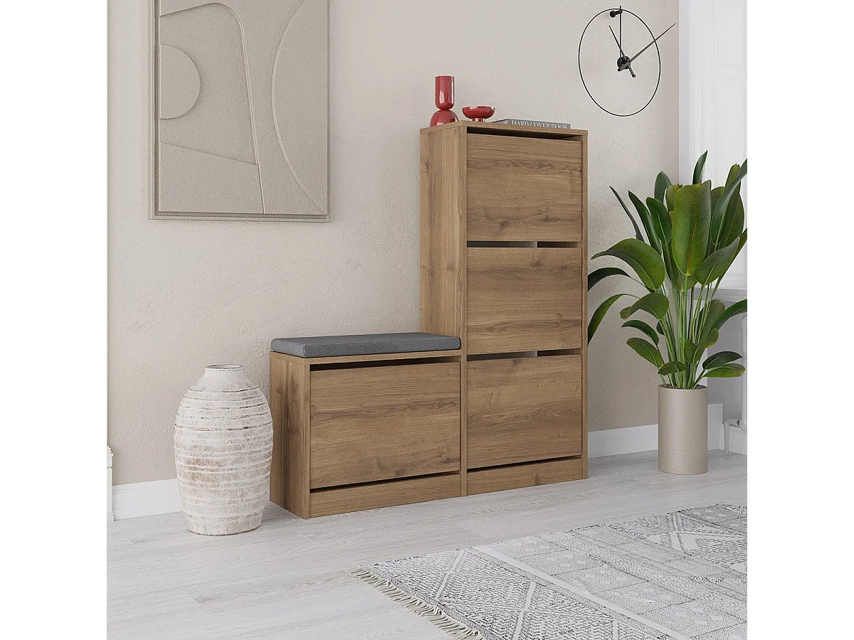 Schoenenkast 4 deuren L105 cm - Dude