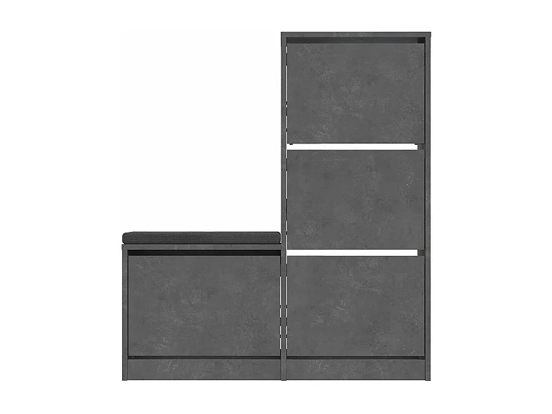 Schoenenkast 4 deuren L105 cm - Dude