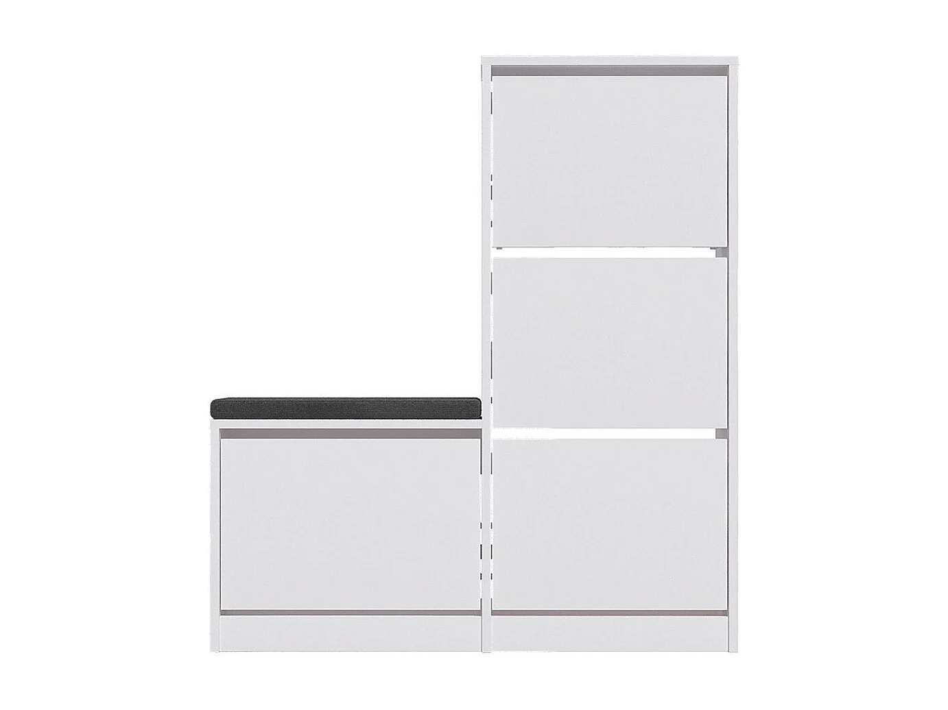 Schoenenkast 4 deuren L105 cm - Dude
