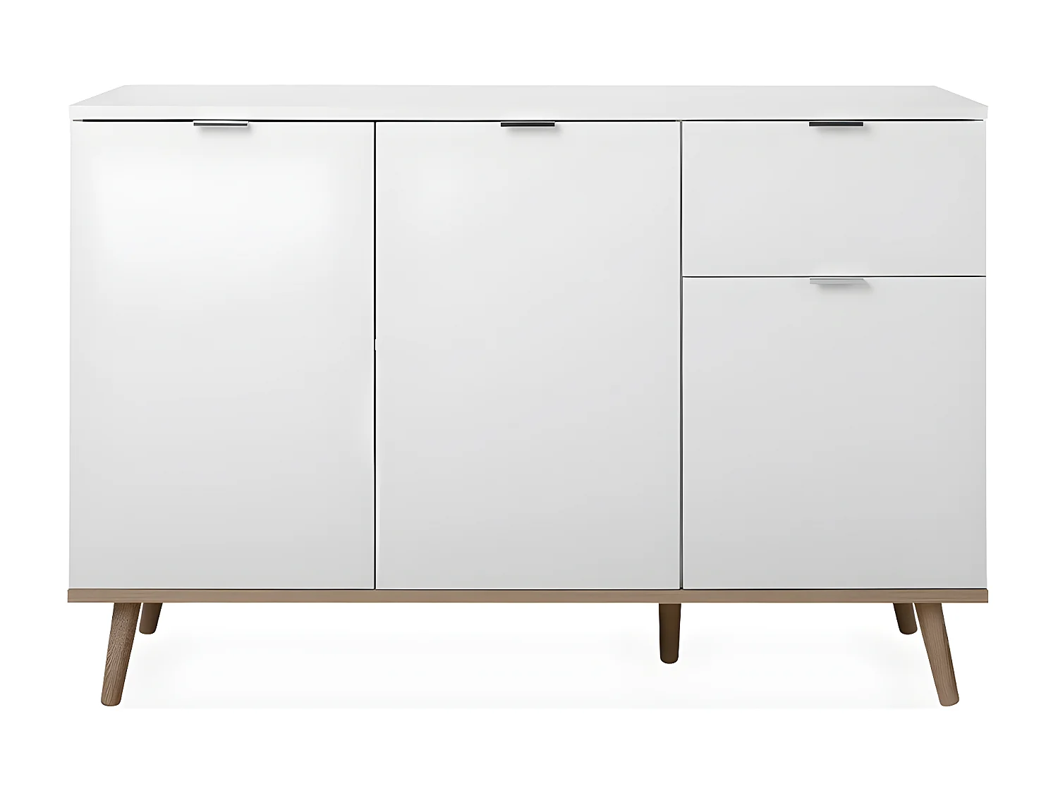 Buffet 3 Portes 2 Étagères 1 Tiroir L120 cm - COPENHAGUE