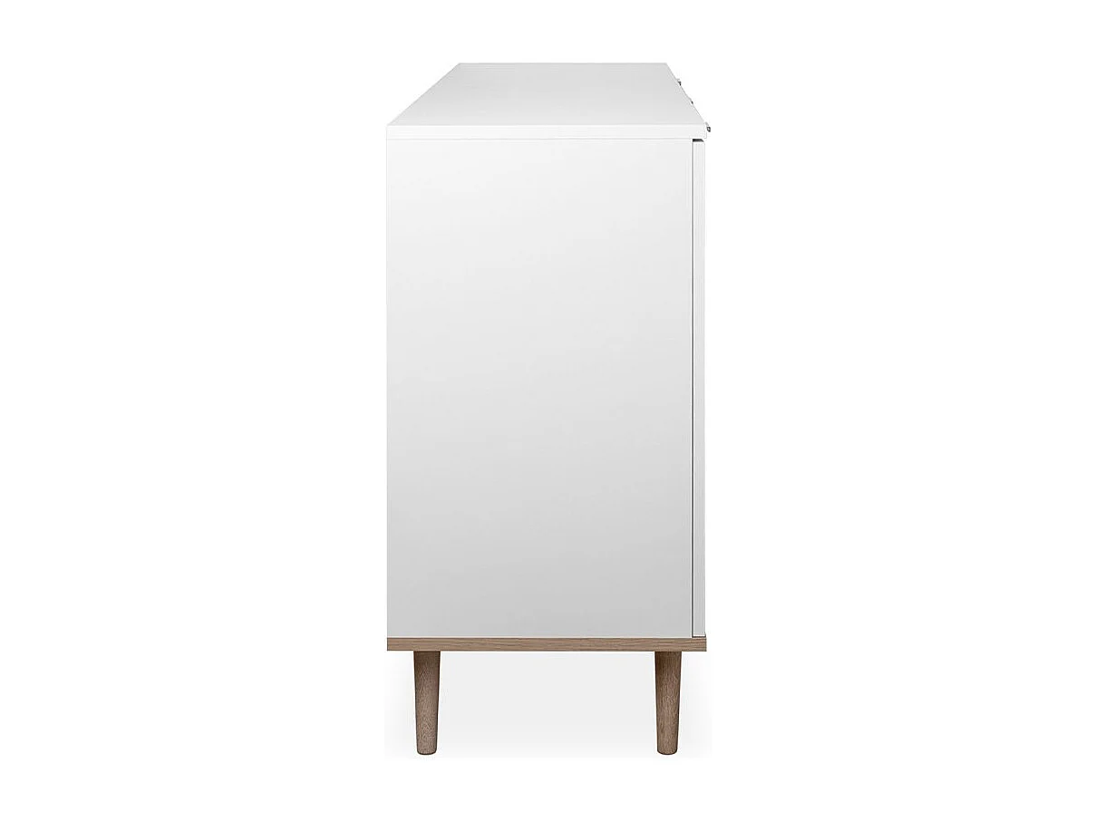 Kredens 3 drzwi 2 półki 1 szuflada L120 cm - COPENHAGEN
