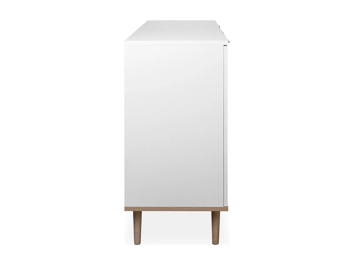 Kredens 3 drzwi 2 półki 1 szuflada L120 cm - COPENHAGEN