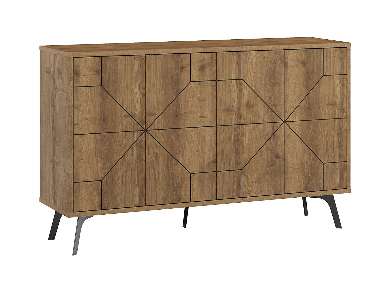 Buffet 4 deuren L123 cm - Dune
