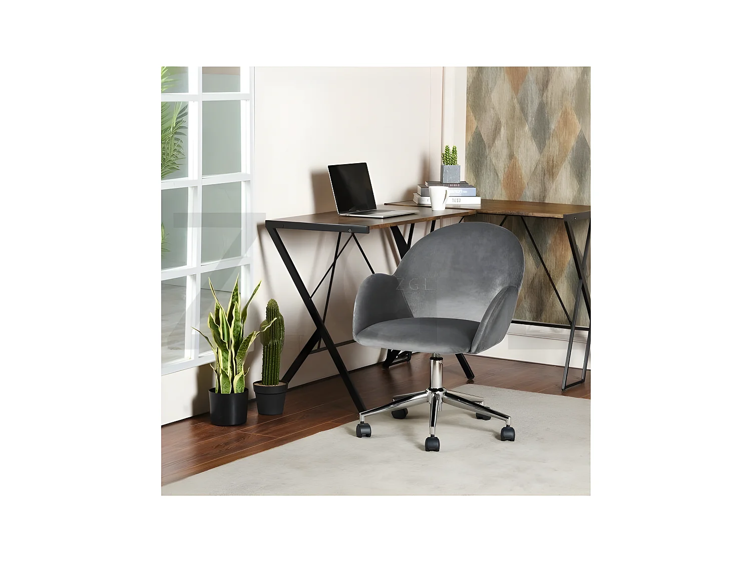 Bürostuhl mit Rollen und Armlehnen - CHIOZZA