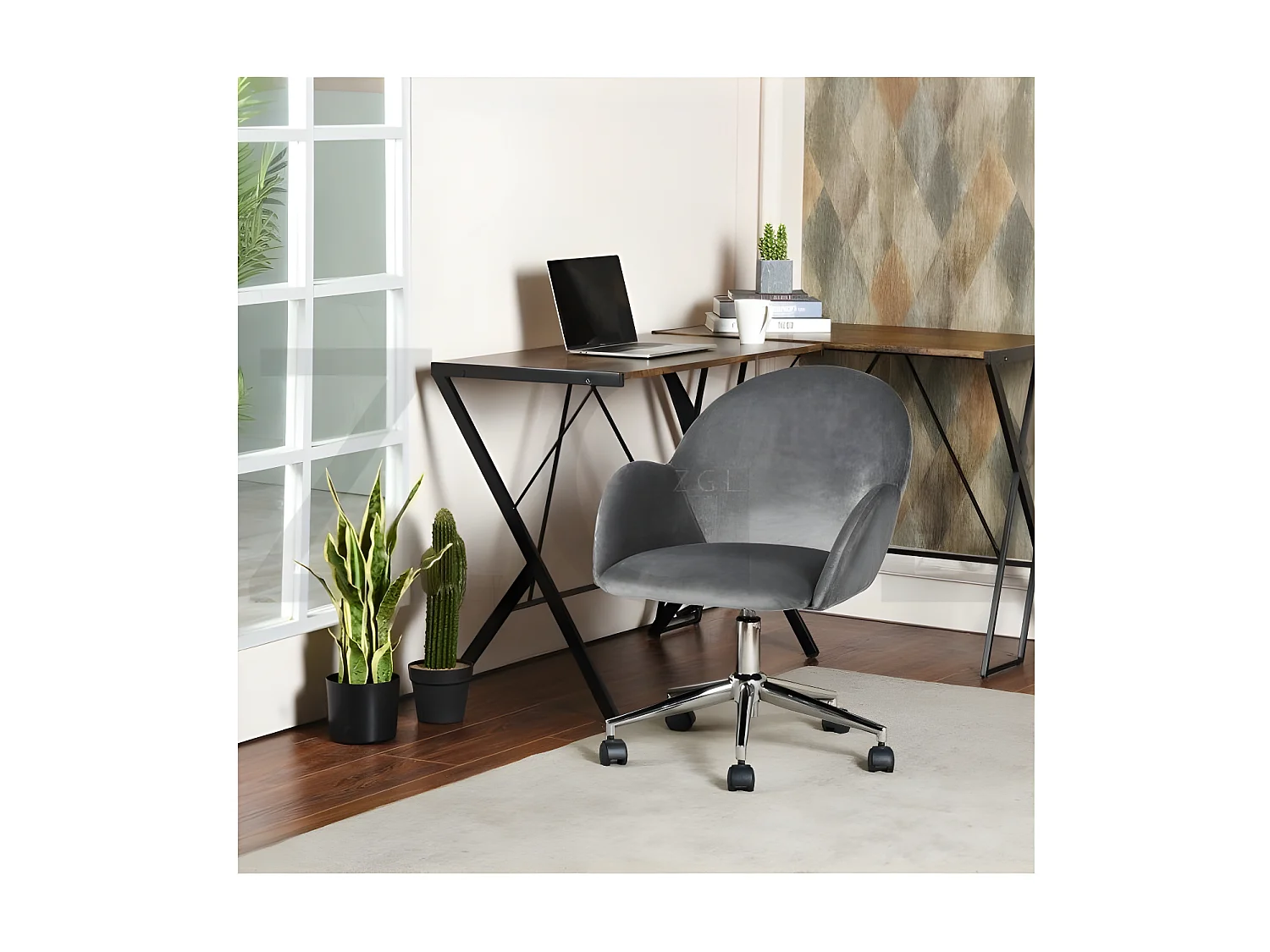 Chaise de Bureau à Roulettes avec Accoudoirs - CHIOZZA