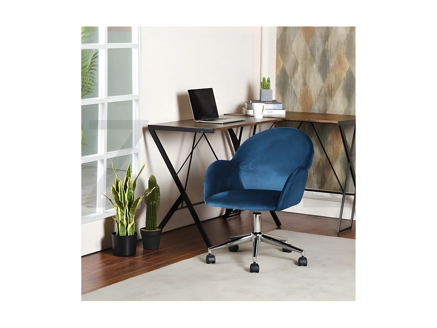 Bürostuhl mit Rollen und Armlehnen - CHIOZZA