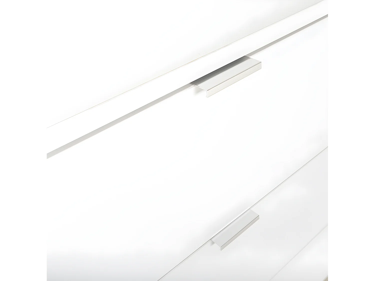 Geschirrschrank, 2 Glastüren, 2 Schubladen, H185 cm - Kopenhagen