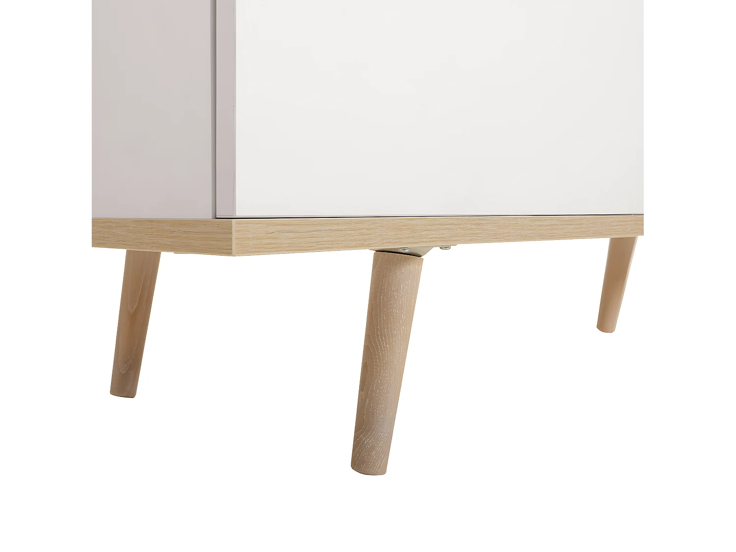 Vaisselier 2 Portes Vitrées 2 Tiroirs H185 cm - COPENHAGUE