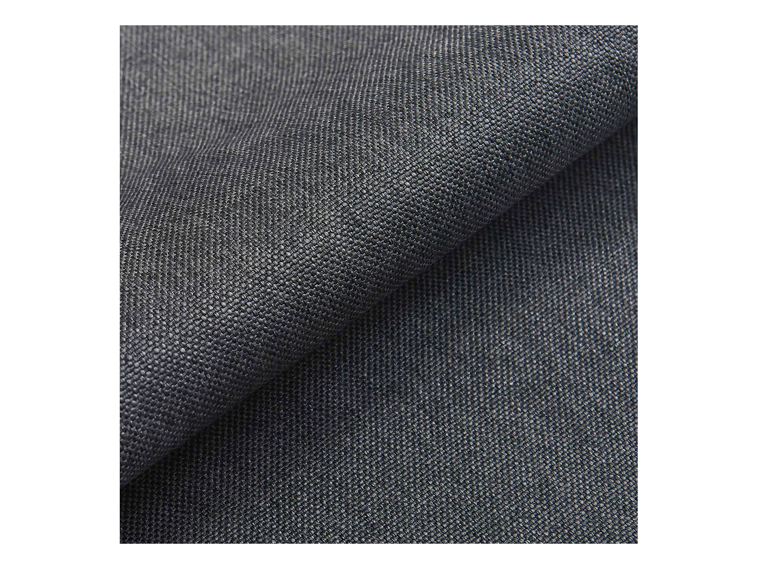 Lit tapissé 160x200 gris avec rangement et tête de lit
