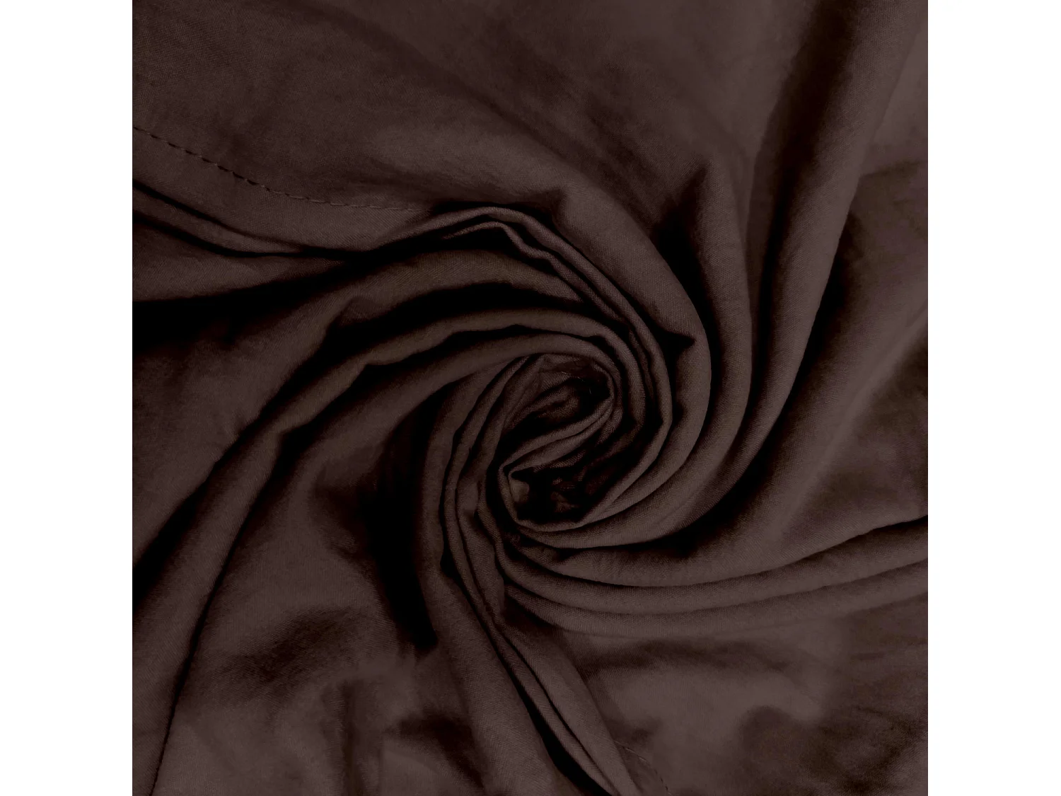 Set funda nórdica de microfibra lavada 240x220 cm BOHEME marron, por Intemporel