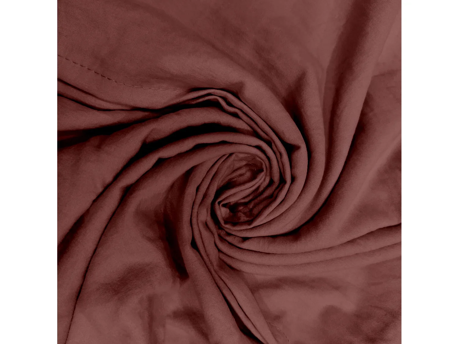 Set funda nórdica de microfibra lavada 140x200 cm BOHEME Ladrillo, por Intemporel