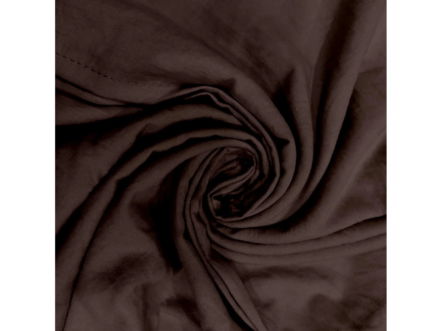 Set funda nórdica de microfibra lavada 140x200 cm BOHEME marron, por Intemporel