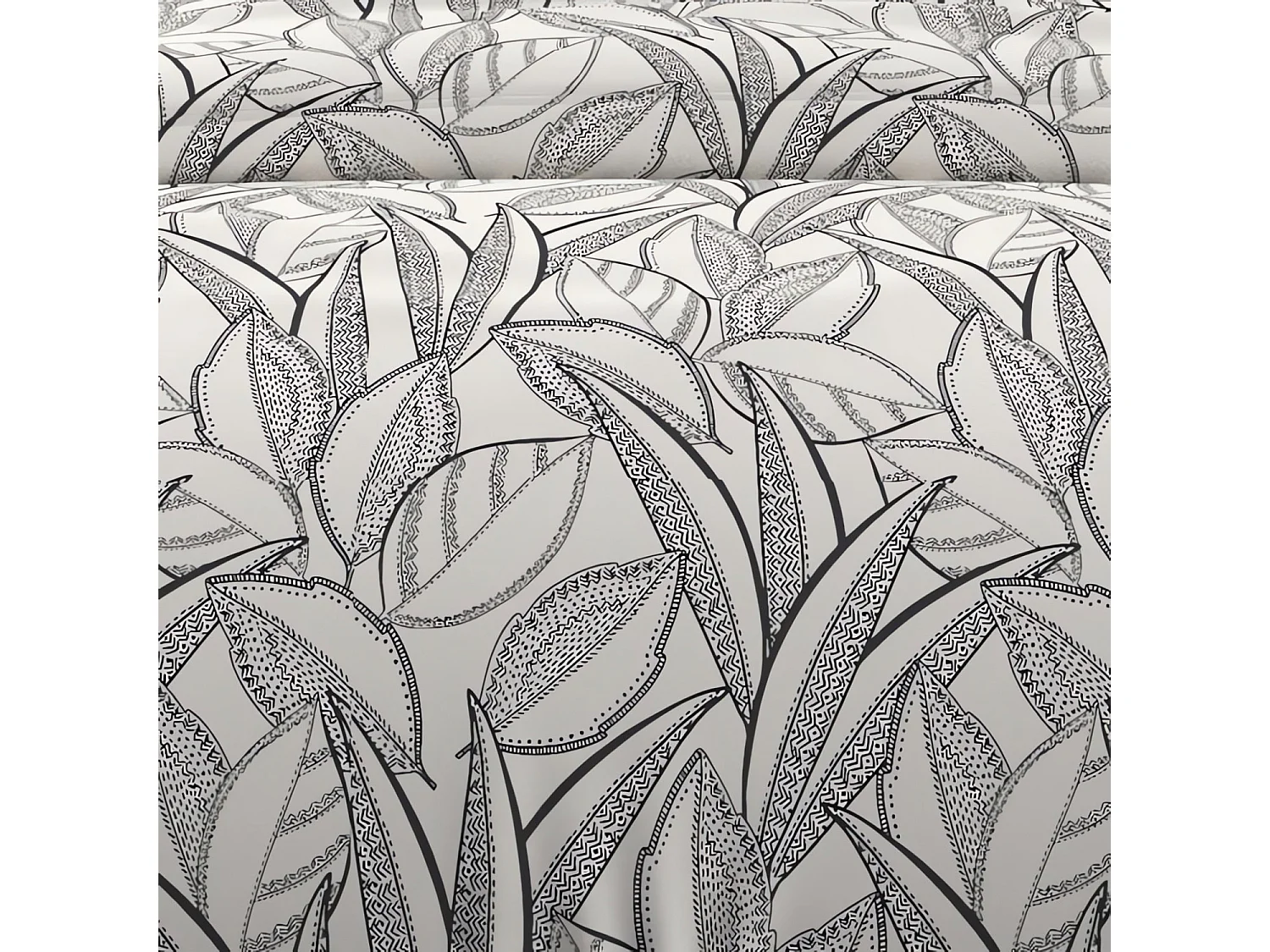 Set funda nórdica algodón 57 hilos 260x240 cm TOGO blanco