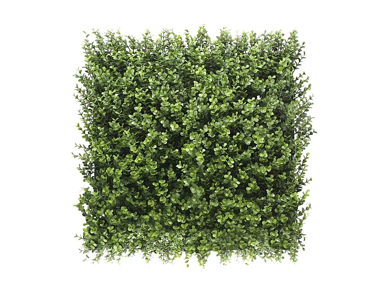 Buxus - Jardín vertical, 4 paneles de seto artificial 50x50 cm