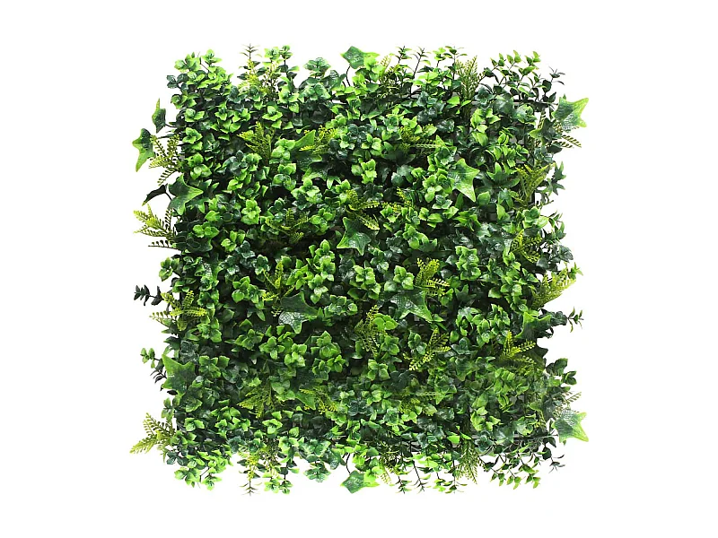 Tropicalia - Jardín vertical, 4 paneles de seto artificial 50x50 cm