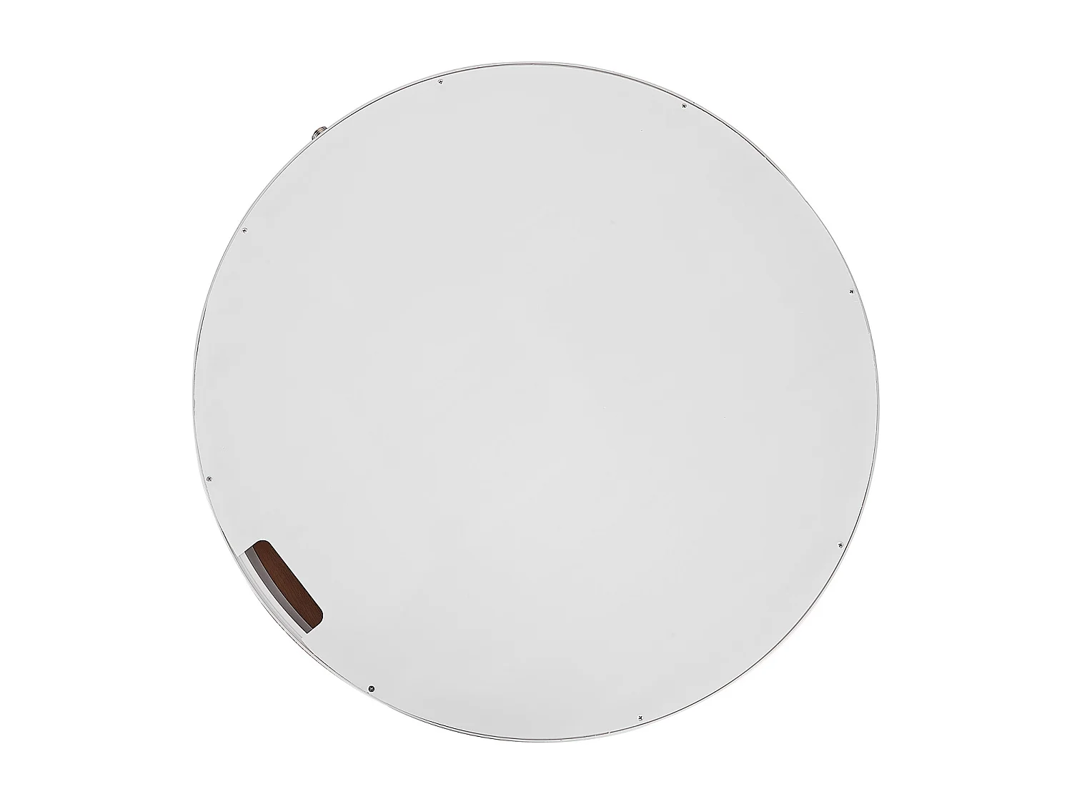 Mitra - Ducha de jardín, ducha de suelo con rueda de pie Ø 70 cm