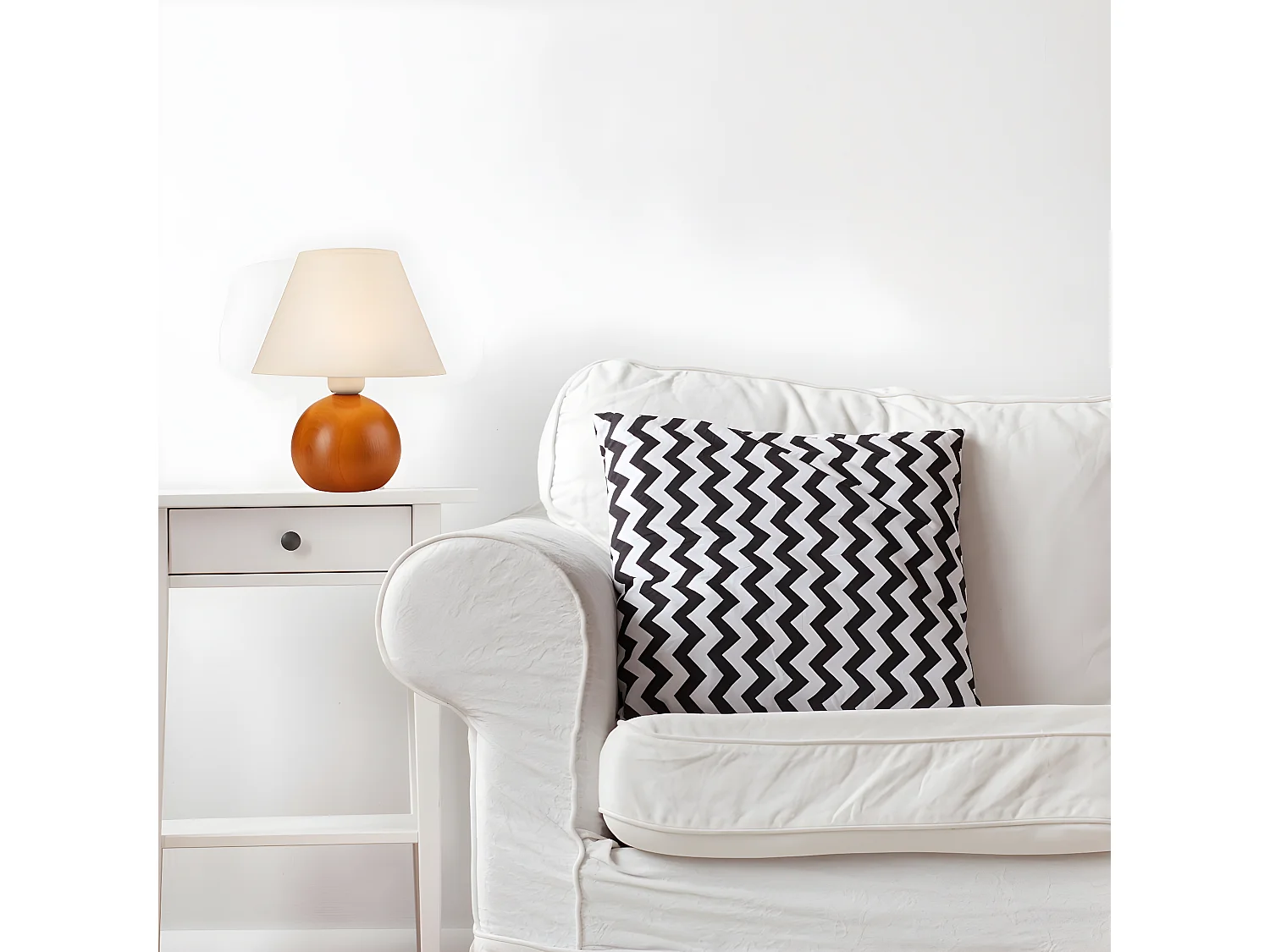 Tafellamp Ball, Koper, 24x24x19 cm, Seven Design