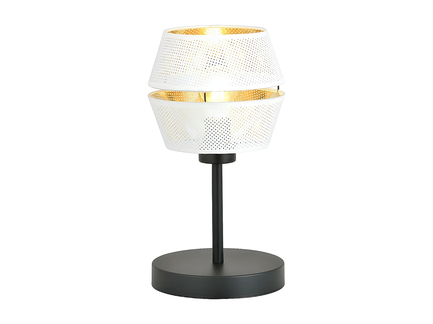 Lampe à Poser Malia, Blanc, 20x30x20 cm, Seven Design