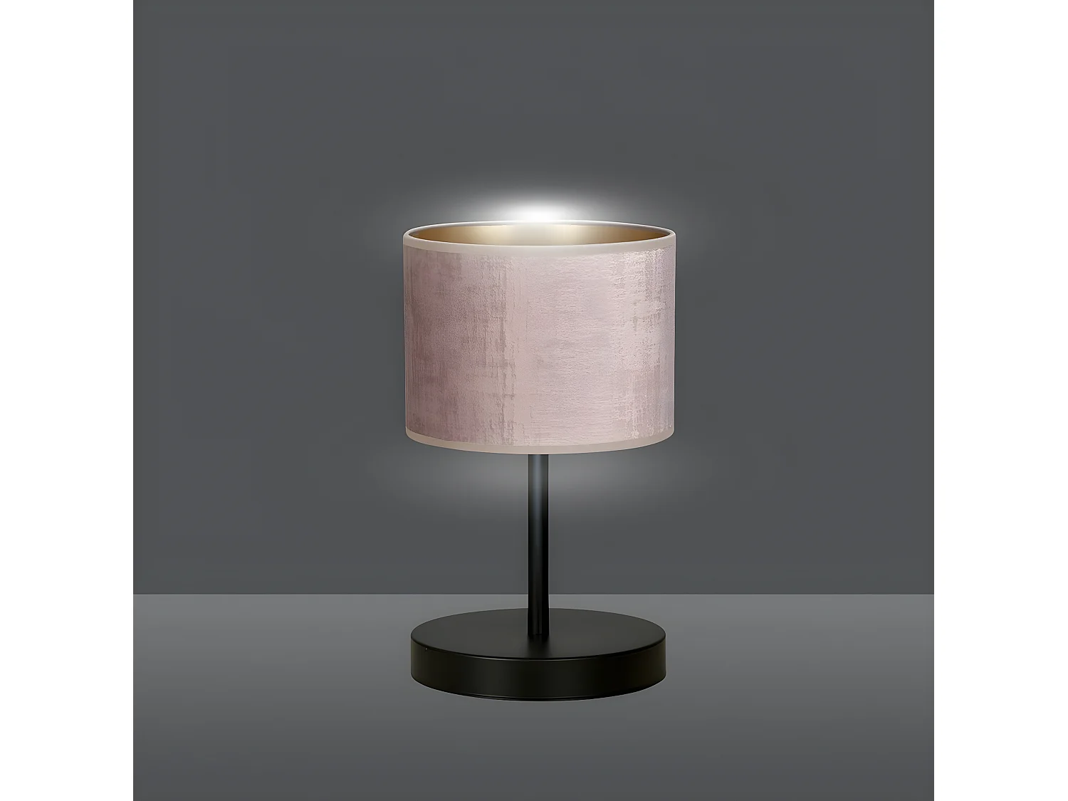 Candeeiro de Mesa Hilde, Cor-de-rosa, 20x34x18 cm, Seven Design