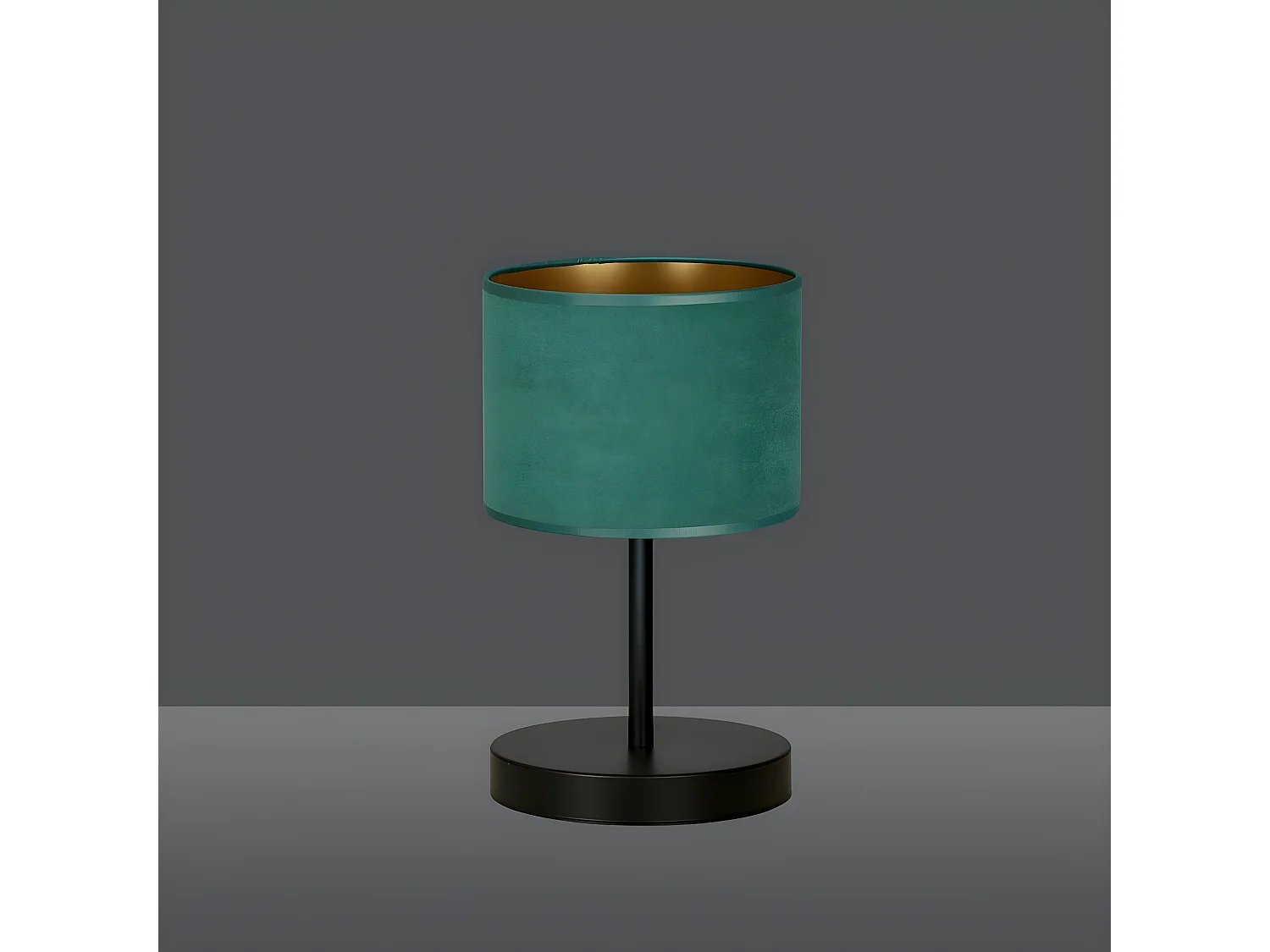 Lámpara de Mesa Hilde, Verde, 20x34x18 cm, Seven Design