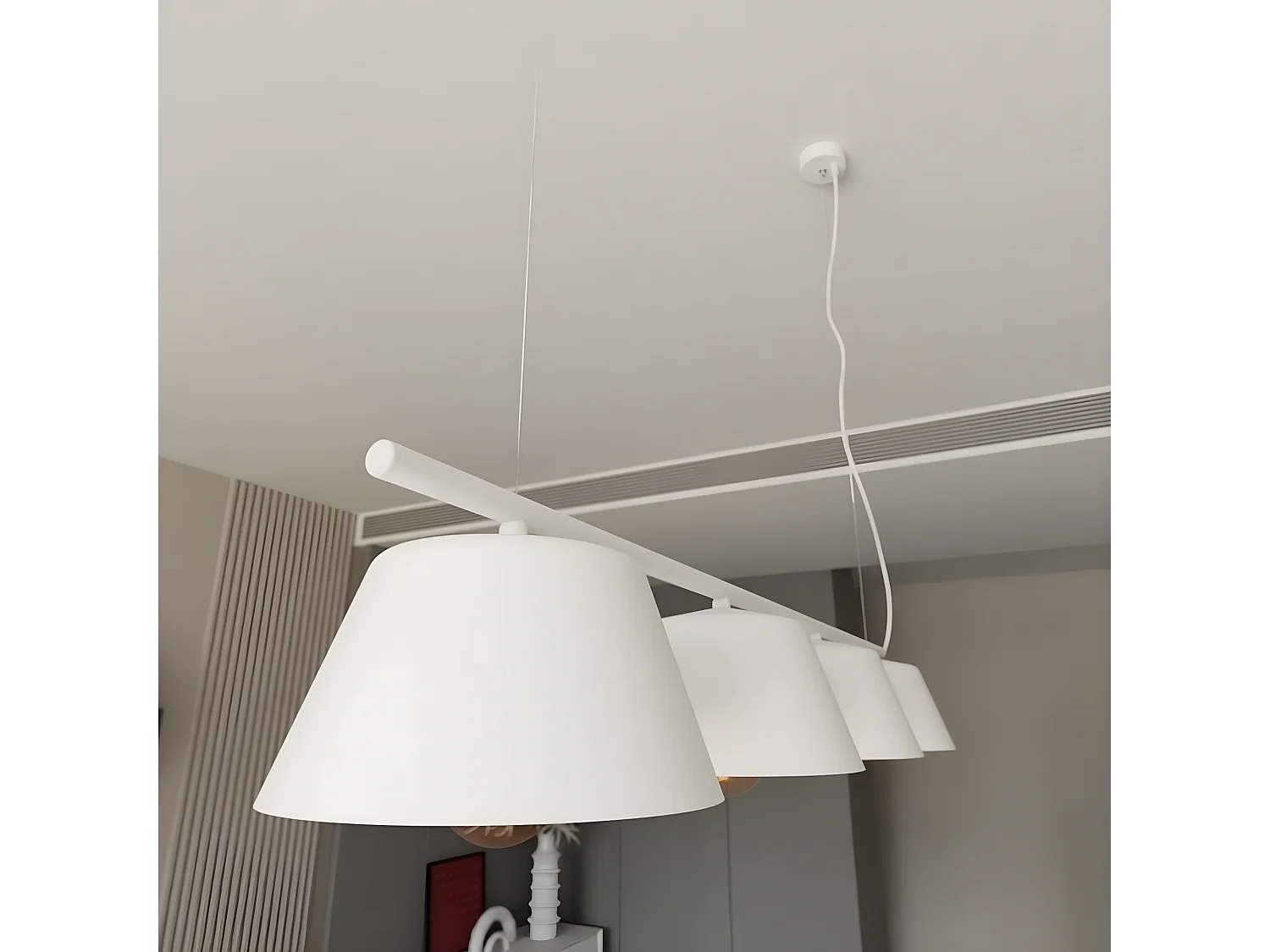 Tafellamp Kava, Zwart, 30x35x30 cm, Epikasa