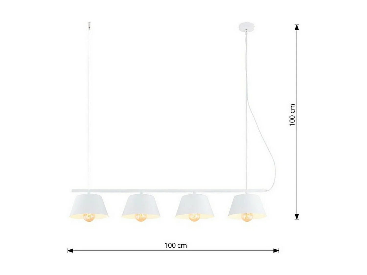 Tafellamp Kava, Zwart, 30x35x30 cm, Epikasa