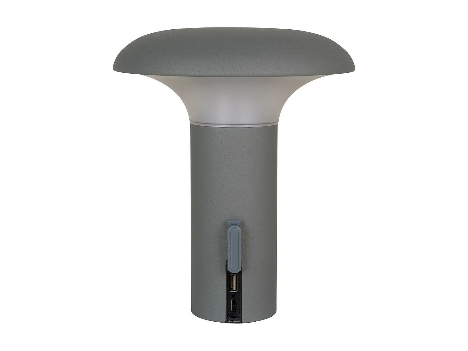 Lampada da Tavolo Ramsey, Grigio, 17x17x21 cm, EPIKASA