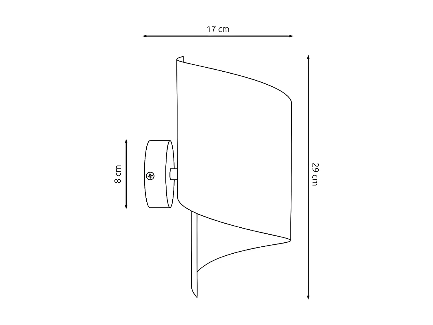 Tafellamp Aspen, Zwart, 25x35x25 cm, Epikasa