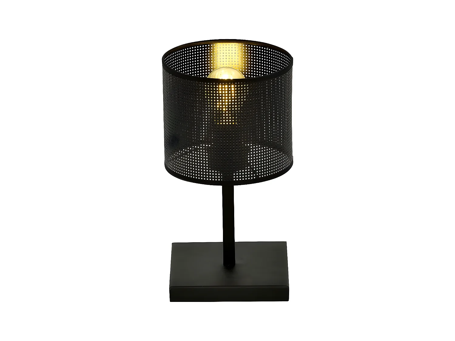 Candeeiro de Mesa Jordan, Preto, 16x32x16 cm, Seven Design