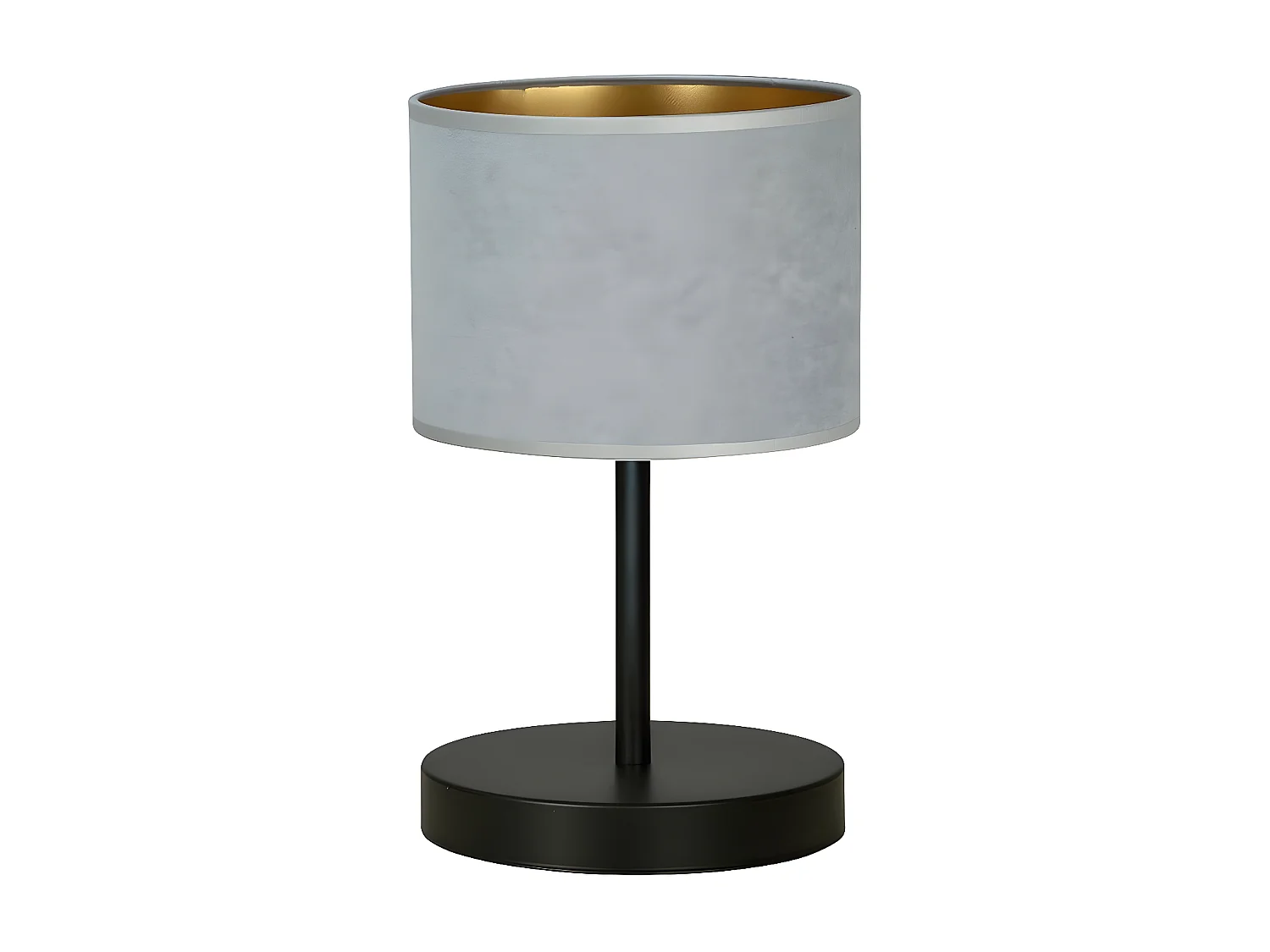 Candeeiro de Mesa Hilde, Cinzento, 20x34x18 cm, Seven Design