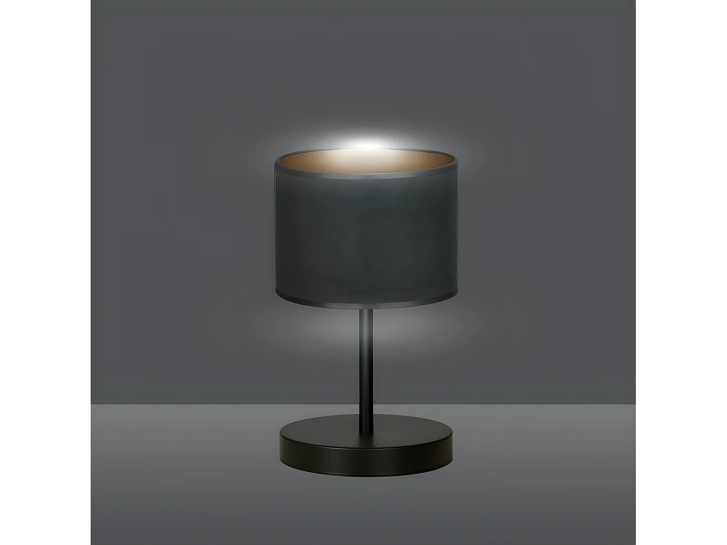 Tafellamp Hilde, Zwart, 20x34x18 cm, Seven Design