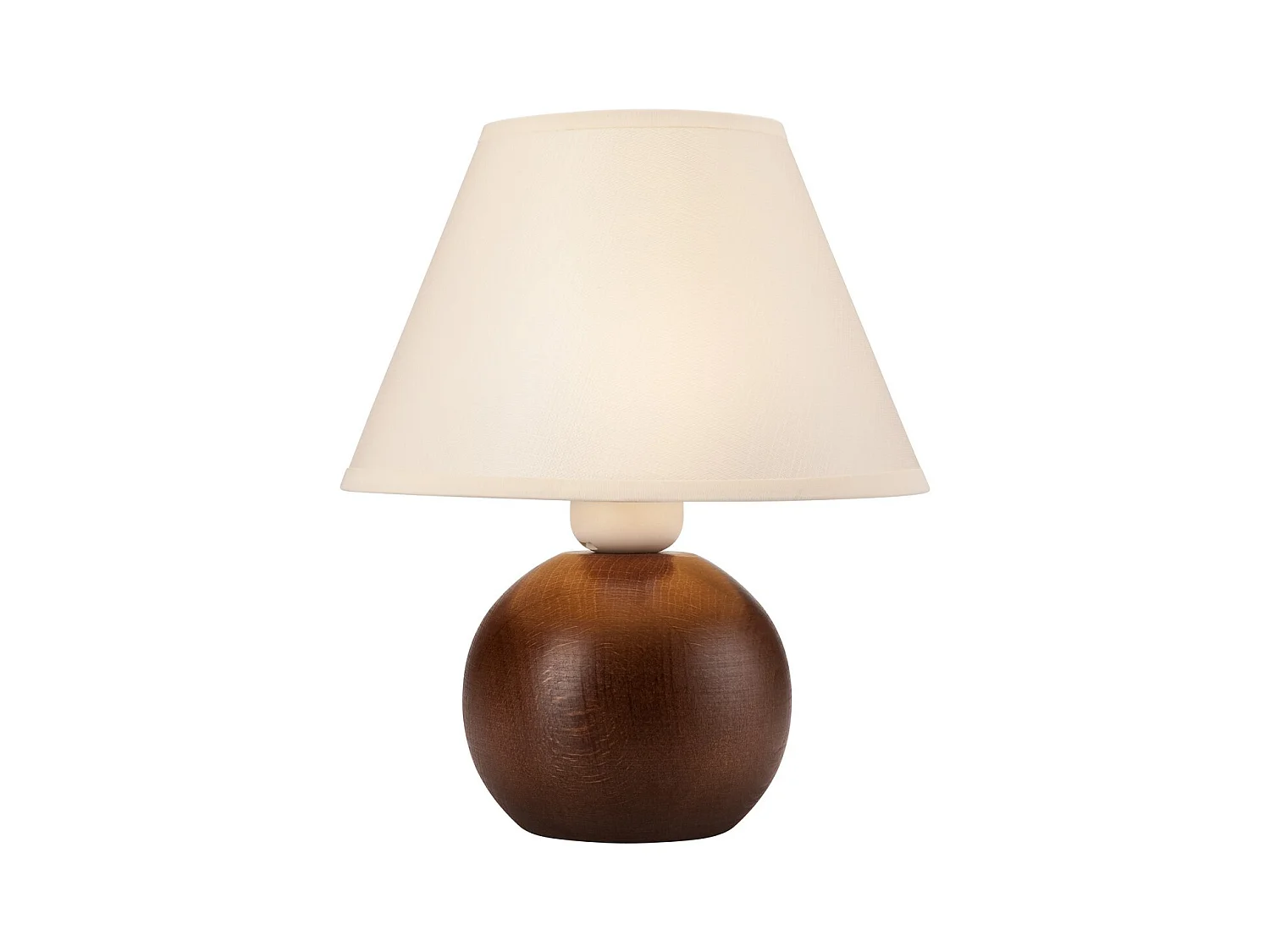 Lampe à Poser Ball, Marron, 24x24x19 cm, Epikasa