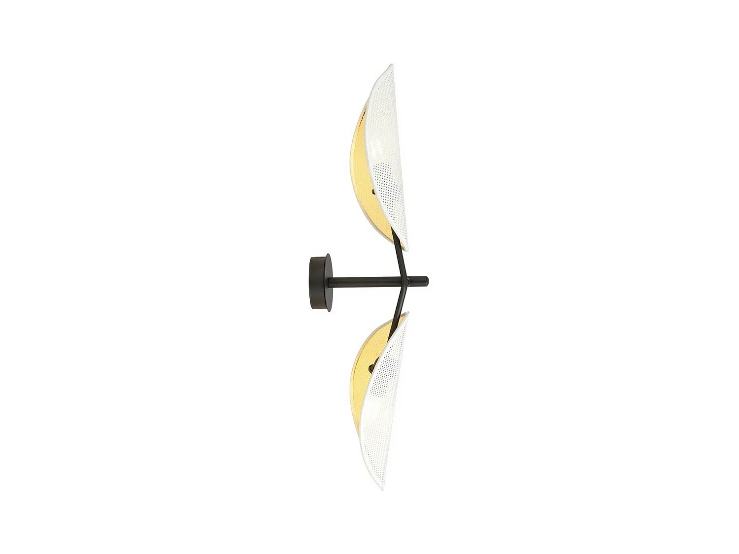 Applique Vene, Noir, 12x67x12 cm, EPIKASA