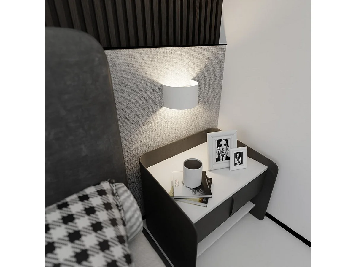 Applique Fold, Blanc, 20x14x13 cm, Seven Design