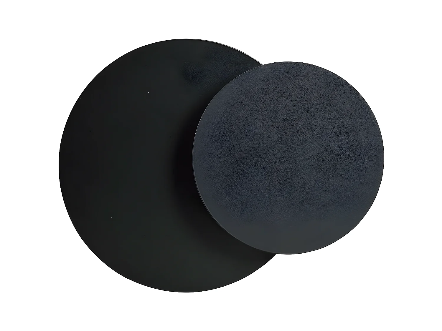 Applique Circle, Noir, 22x20x13 cm, EPIKASA