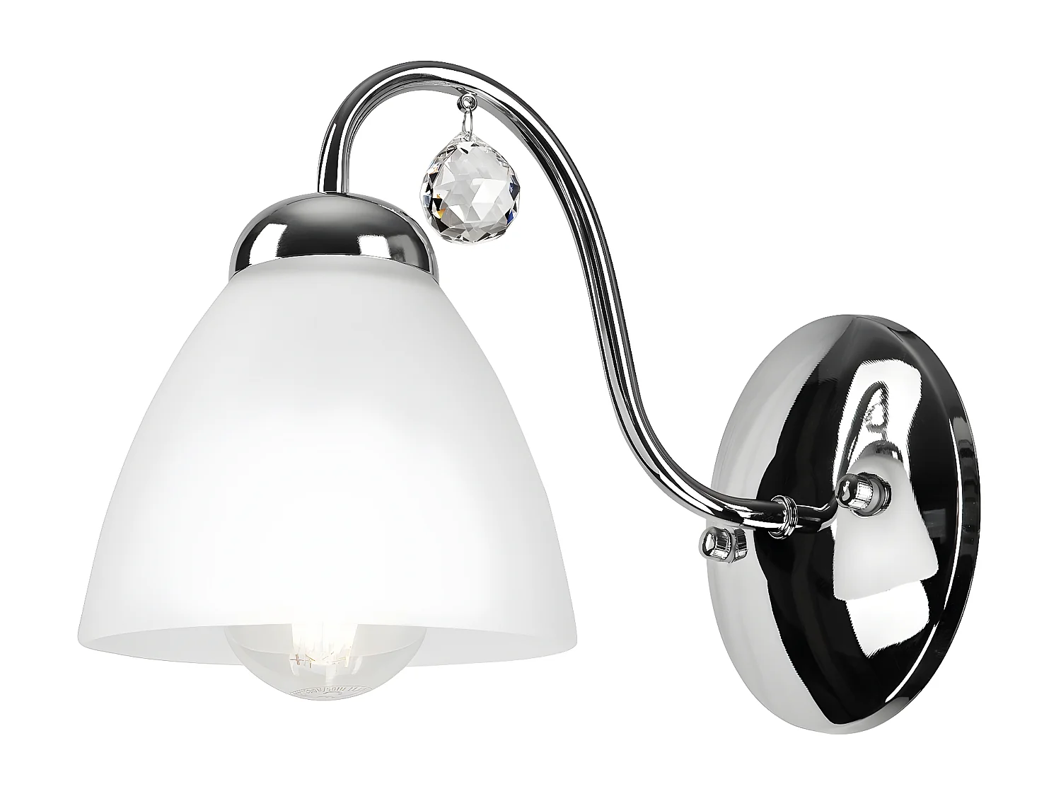 Lampa ścienna Miranda, Srebrny, 14x14x20 cm, Seven Design