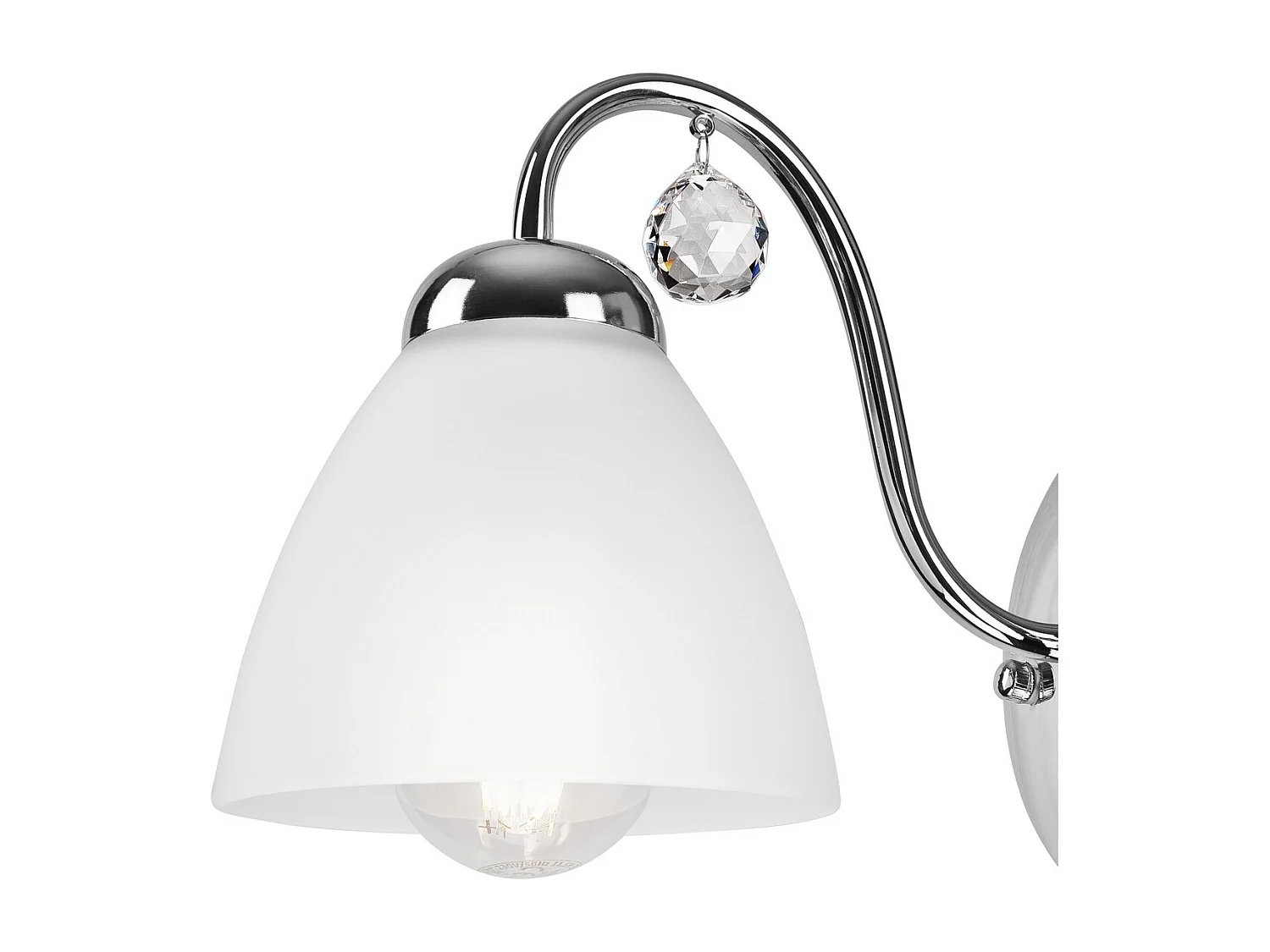 Lampa ścienna Miranda, Srebrny, 14x14x20 cm, Seven Design