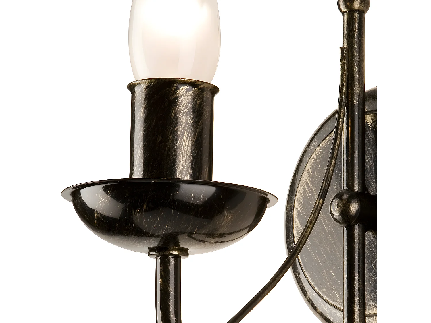 Lampa ścienna Donato, Czarny, 20x20x19 cm, Seven Design